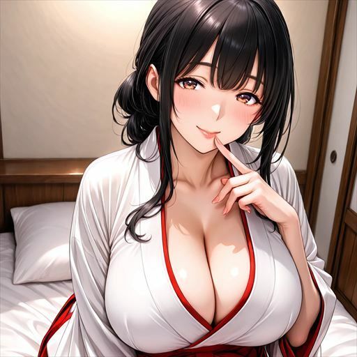 巨乳×巫女 - サンプル画像 7