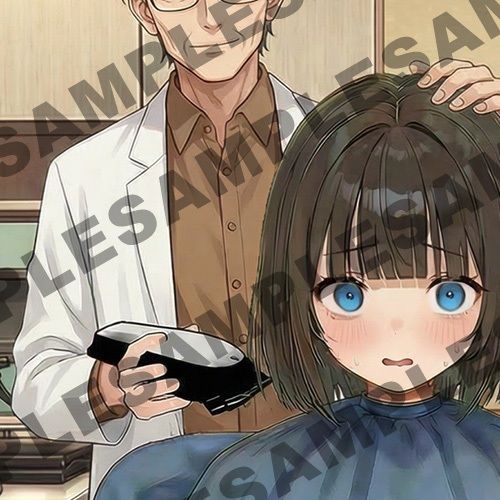 【断髪アニメ＋イラスト集＋ライトノベル】新春☆輝くフォーチュン丸刈り 2026 - サンプル画像 7