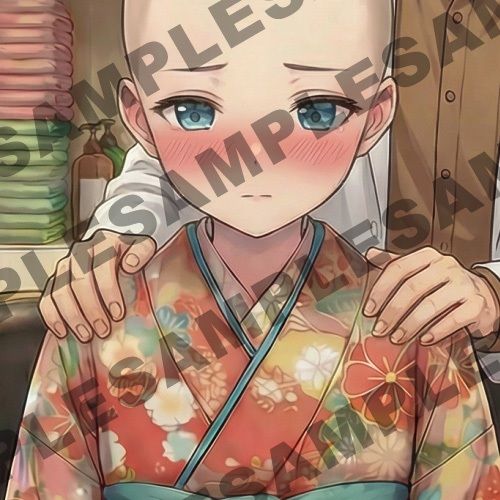 【断髪アニメ＋イラスト集＋ライトノベル】新春☆輝くフォーチュン丸刈り 2026 - サンプル画像 10
