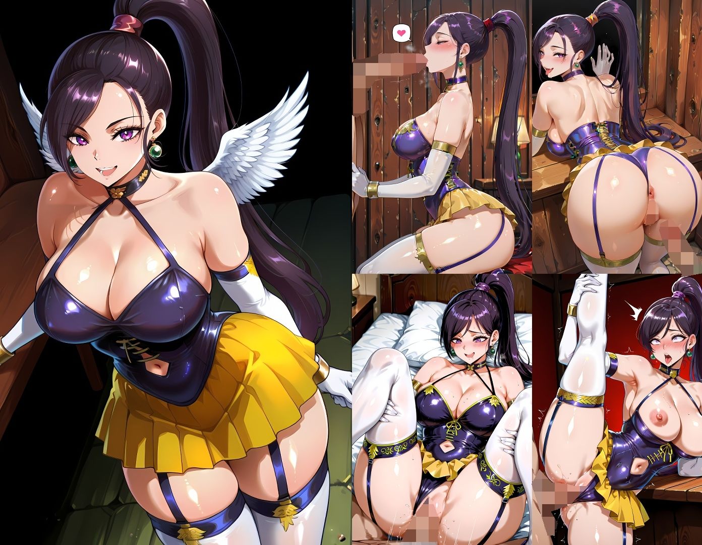 姫系女武闘家とイチャコスエッチ - サンプル画像 3