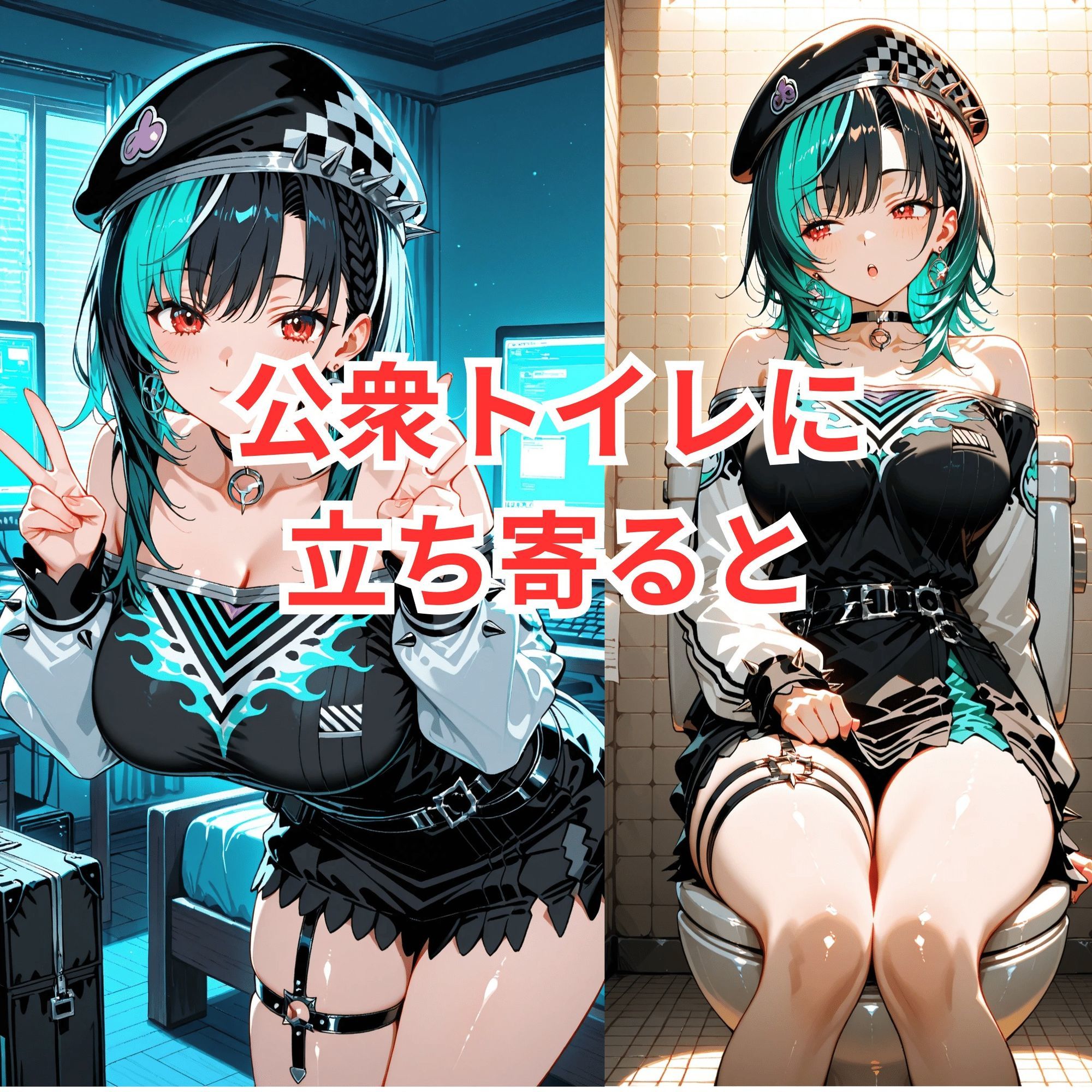 輪堂〇速の壁尻＆パヴォリア・レ〇ネとゴブリン - サンプル画像 1
