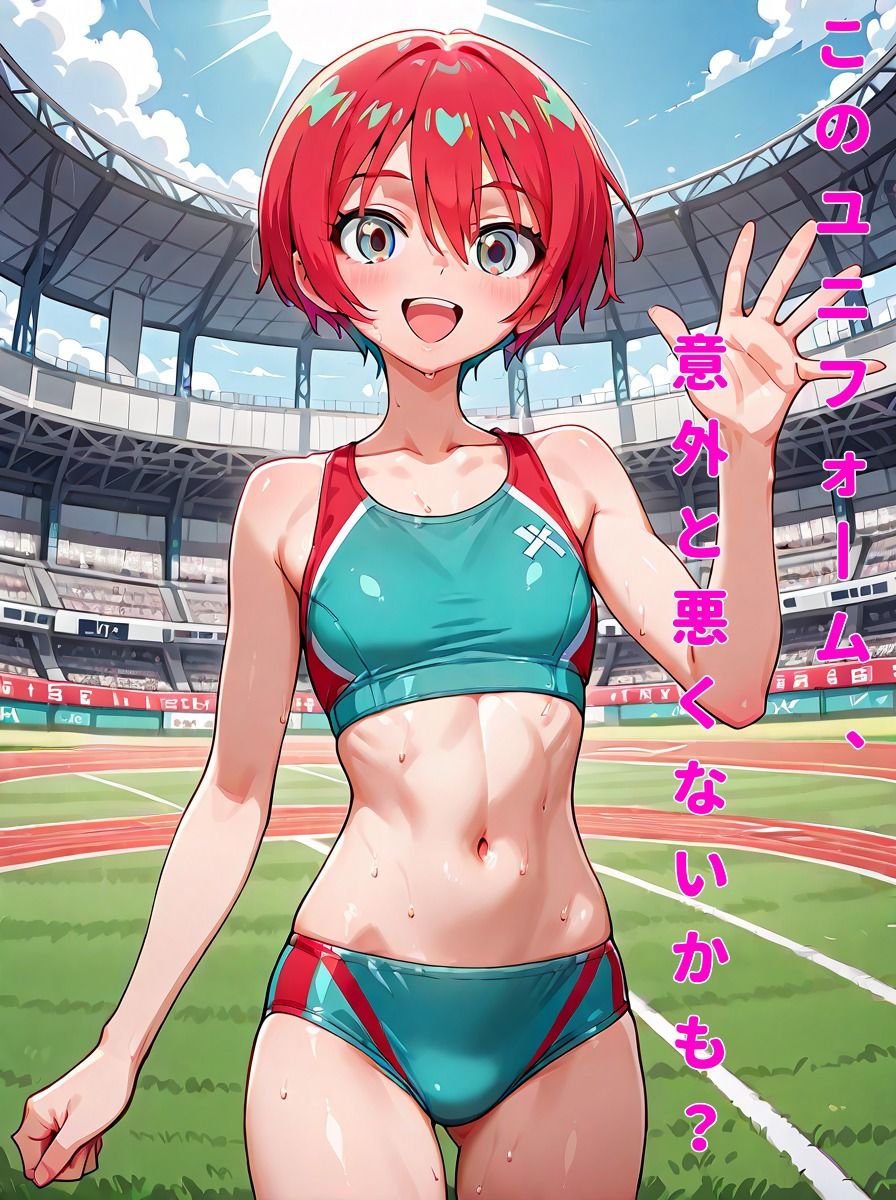 「Run！ Run！ Yuzuriha！」陸上ユニフォームのマチュがみたい…そんなあなたのための作品です。 - サンプル画像 3