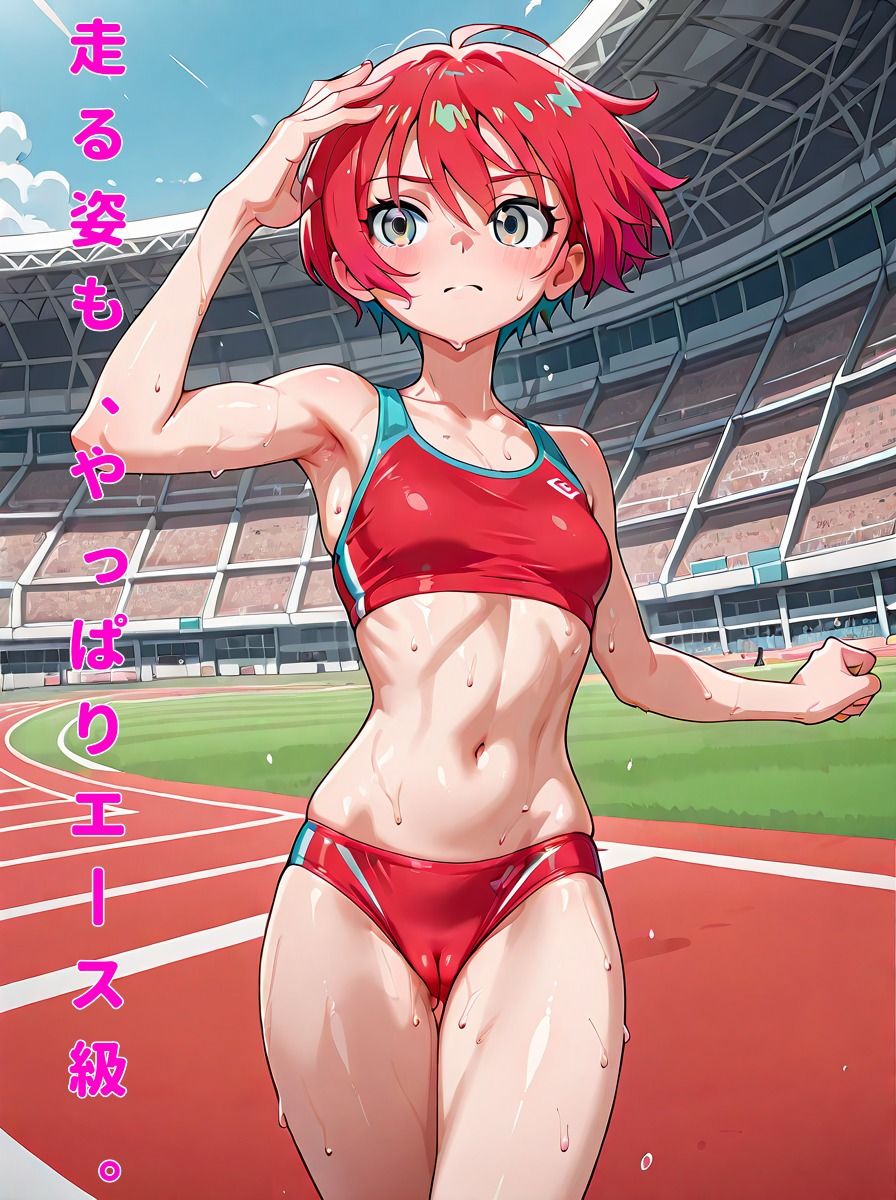 「Run！ Run！ Yuzuriha！」陸上ユニフォームのマチュがみたい…そんなあなたのための作品です。 - サンプル画像 4