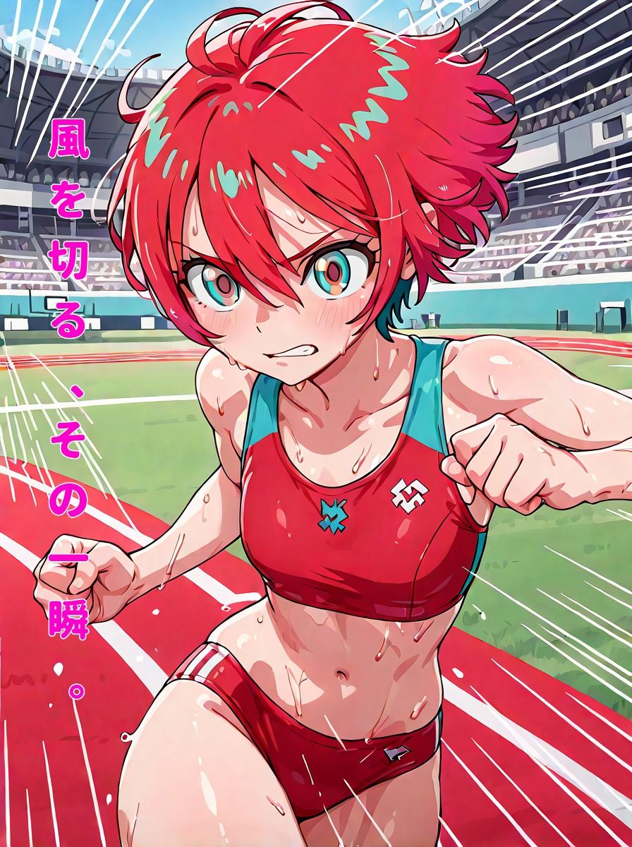 「Run！ Run！ Yuzuriha！」陸上ユニフォームのマチュがみたい…そんなあなたのための作品です。 - サンプル画像 6