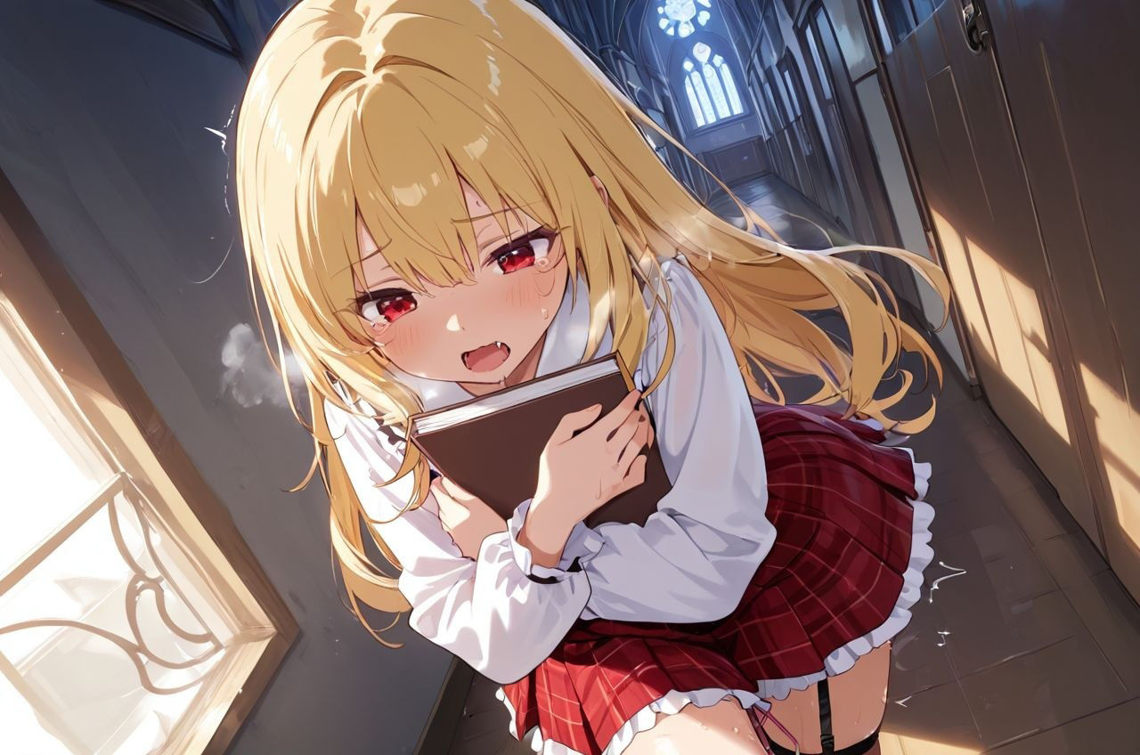 眷属になったボクと美少女ヴァンパイアの消滅回避共同生活 魔力は満タンだけどエッチなことがやめられない - サンプル画像 1