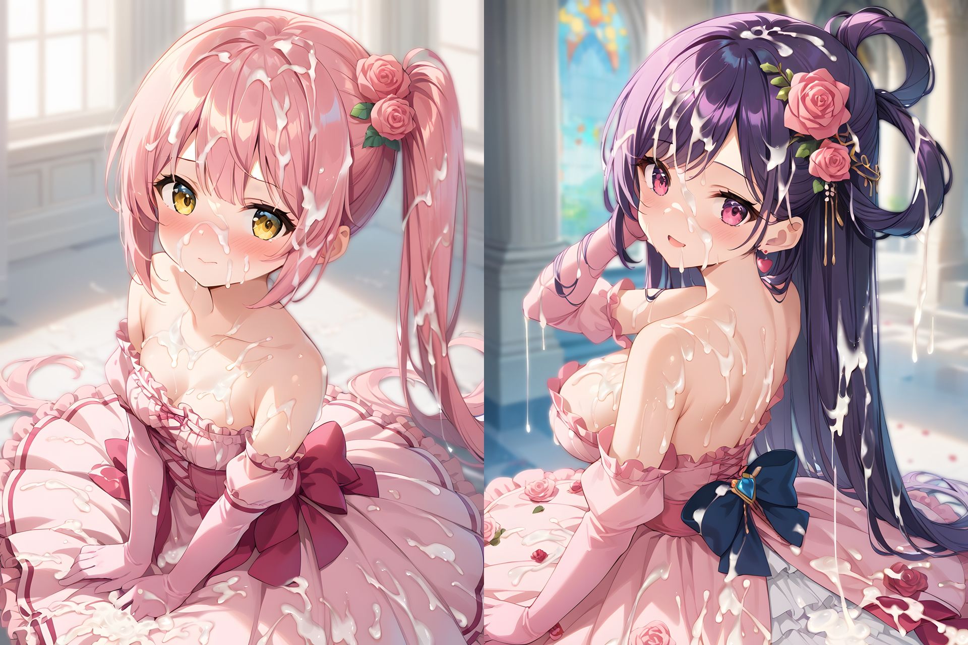 ドレスぶっかけCG集2 - サンプル画像 3