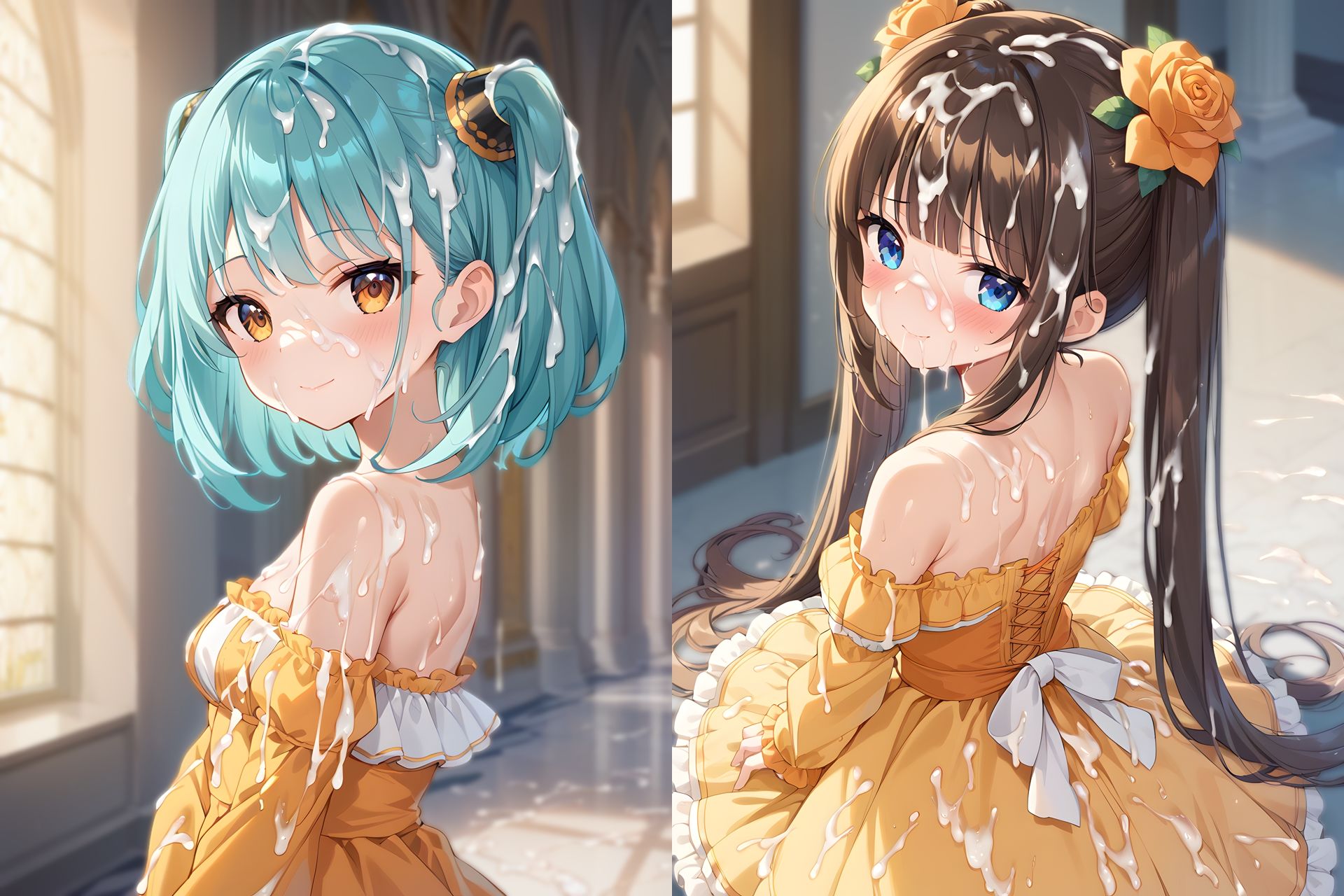 ドレスぶっかけCG集2 - サンプル画像 7