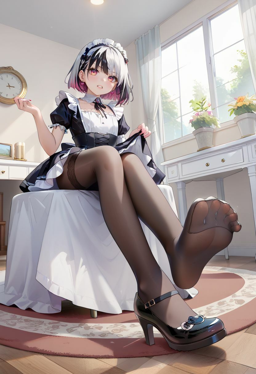 女王様と舐め犬 vol.12 メイド編 - サンプル画像 2