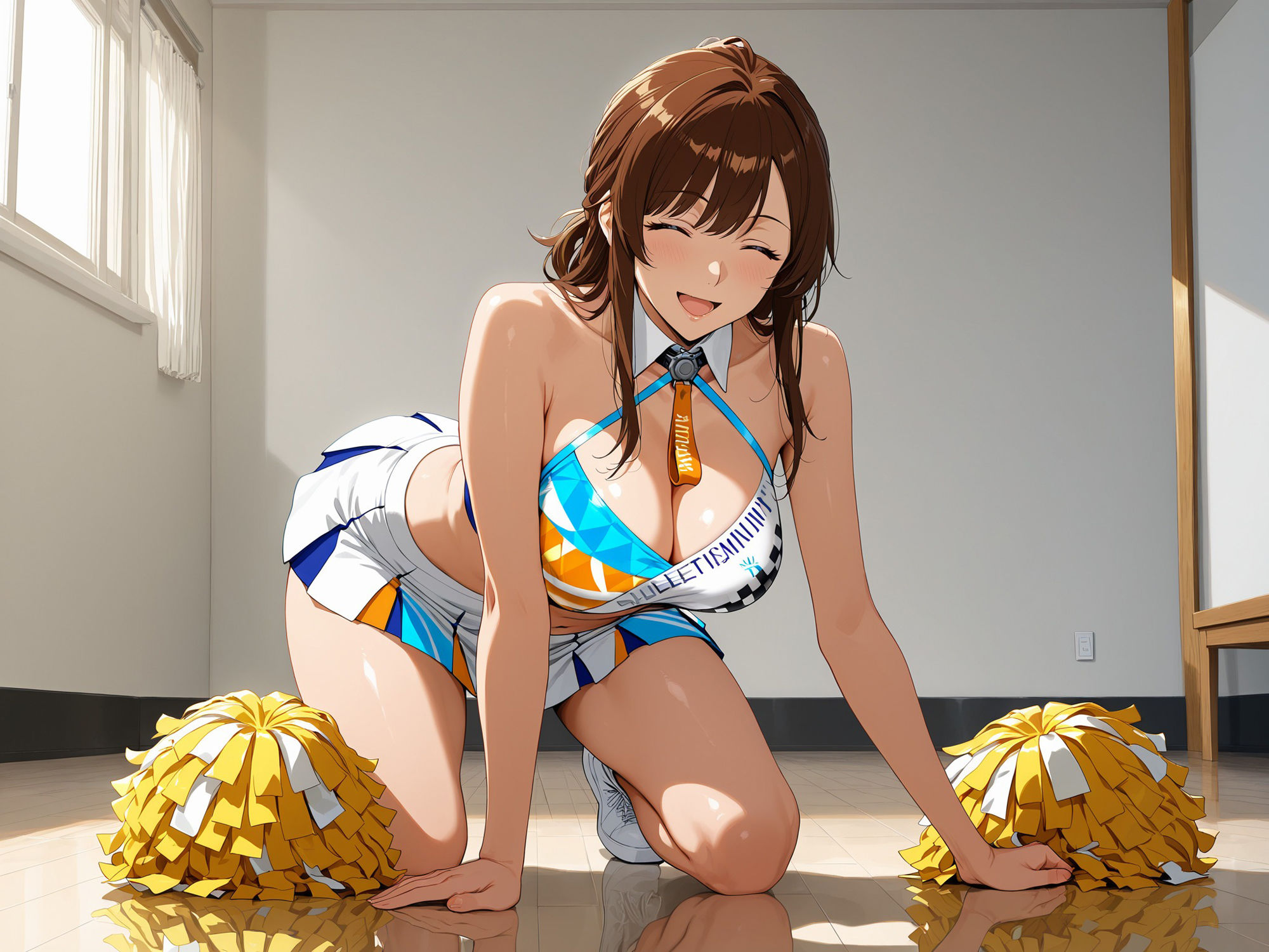 痴女チア部 - サンプル画像 1