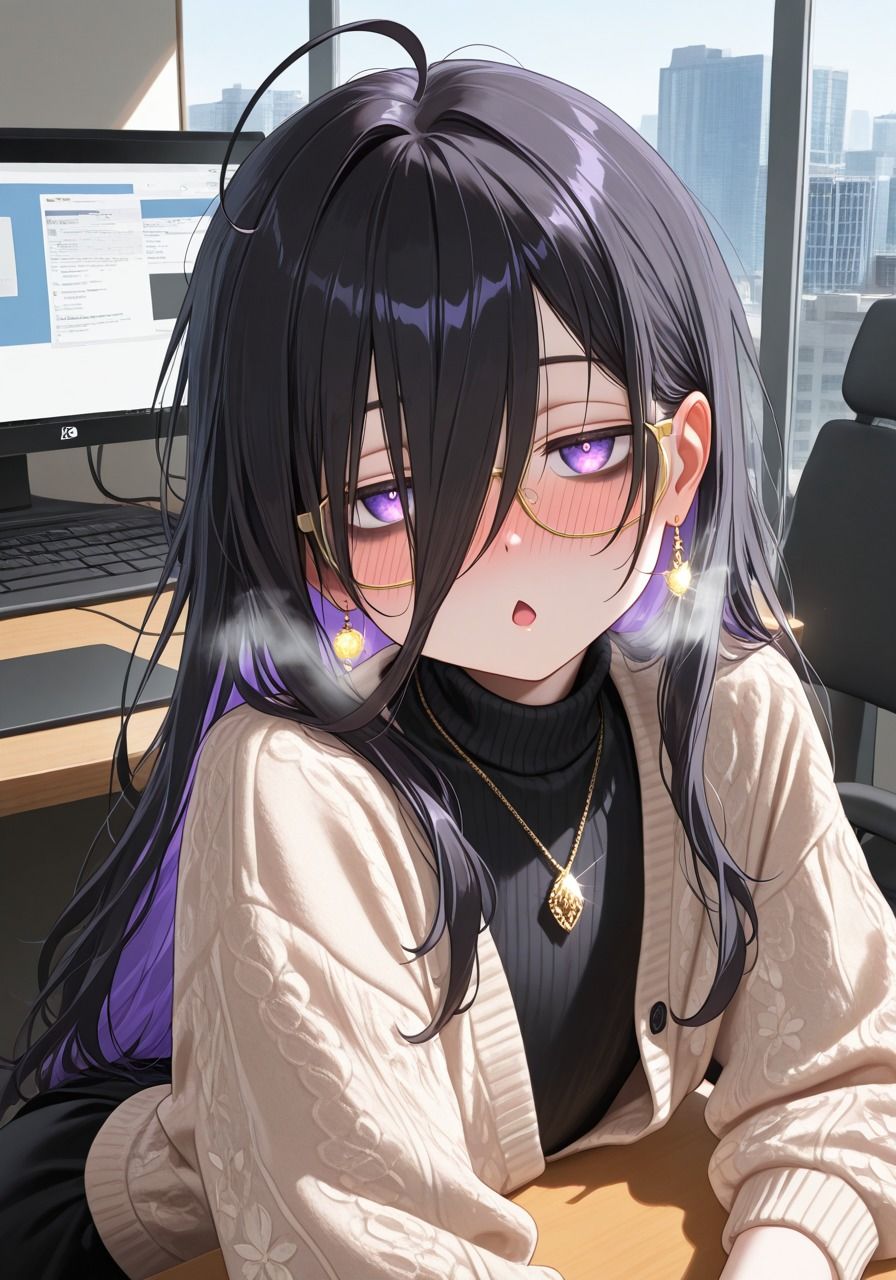 ＜＜3作目＞＞OL男の娘ちゃんとの深夜の残業ふたりえっち！＃3 - サンプル画像 1