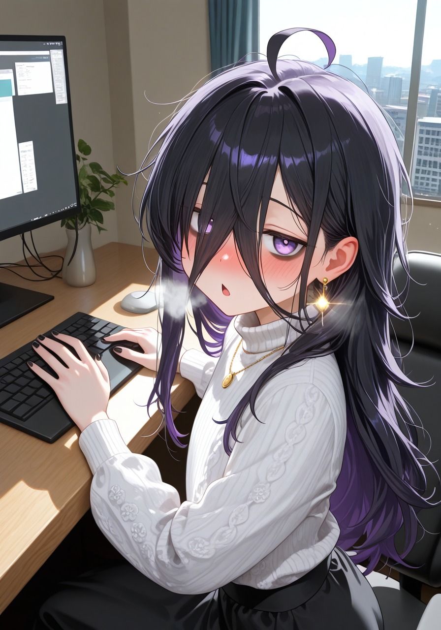 ＜＜3作目＞＞OL男の娘ちゃんとの深夜の残業ふたりえっち！＃3 - サンプル画像 2