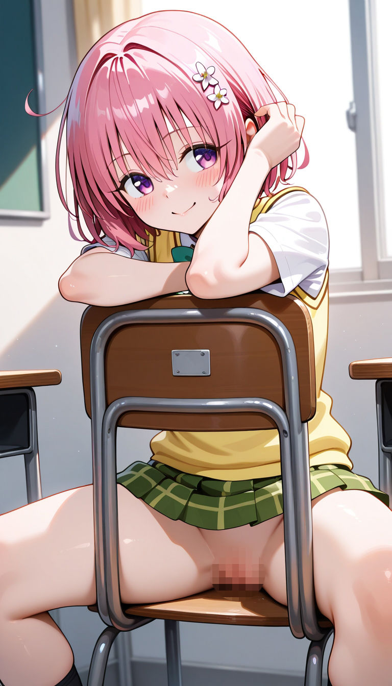 前の席のあの娘がすごいノーパンアピールしてくるモ〇＆ナ〇編 - サンプル画像 2