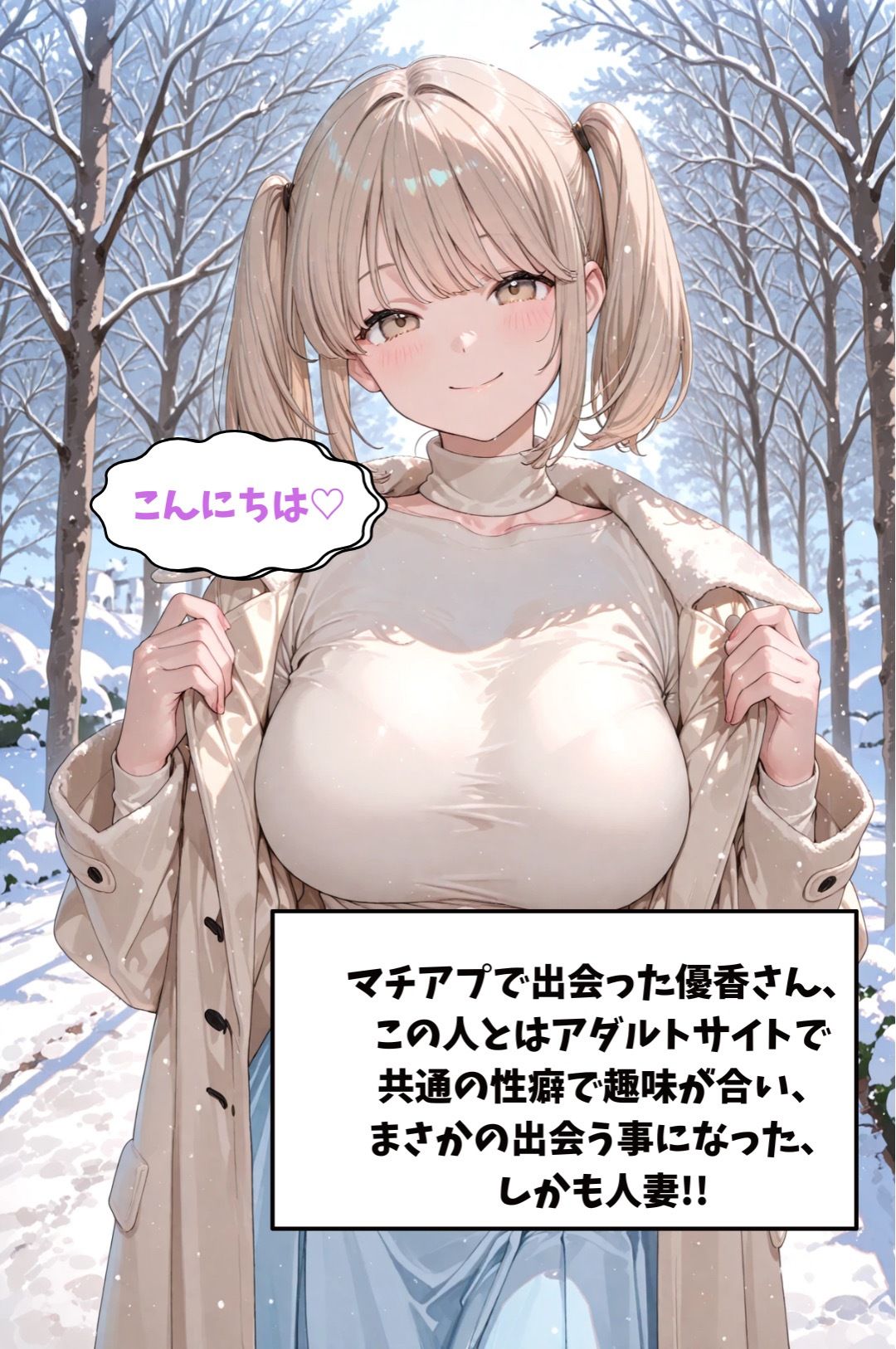 マッチングアプリで出会った人妻と仲良くなった話 - サンプル画像 2