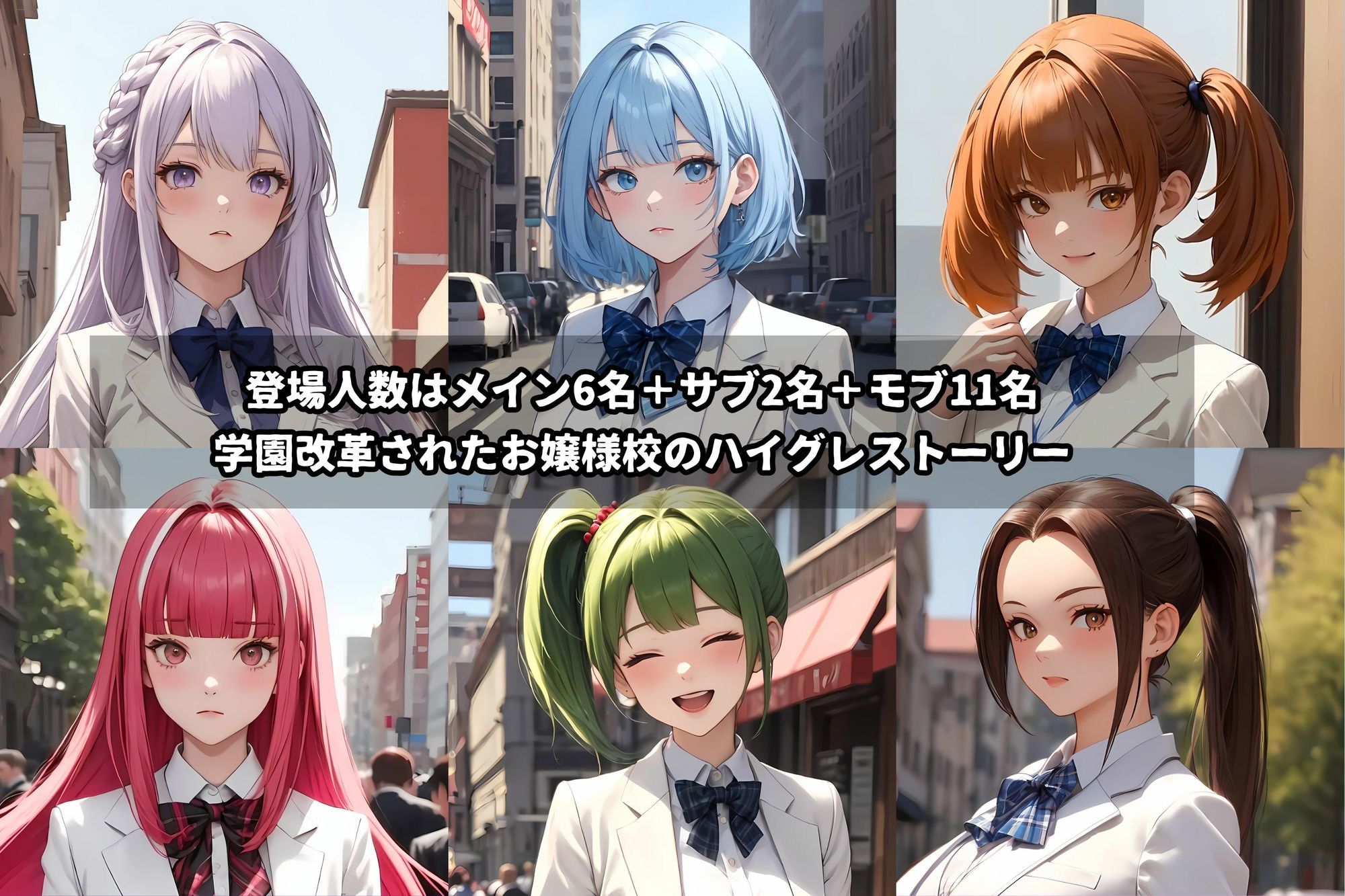 ハイグレ学園2  〜ハイグレインフルエンサーに変えられた少女たち〜 - サンプル画像 1