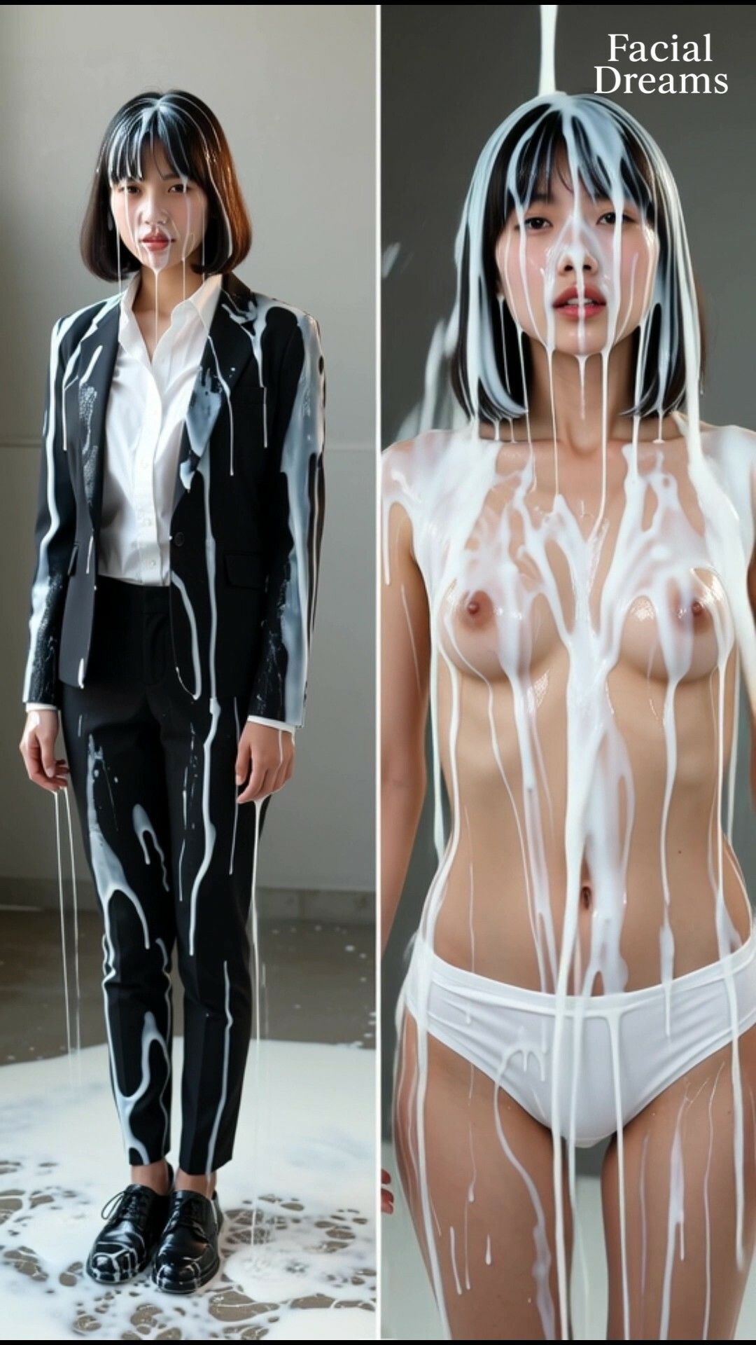 Fluid Dreamsパンツスーツとその内面に宿る美学 - サンプル画像 6