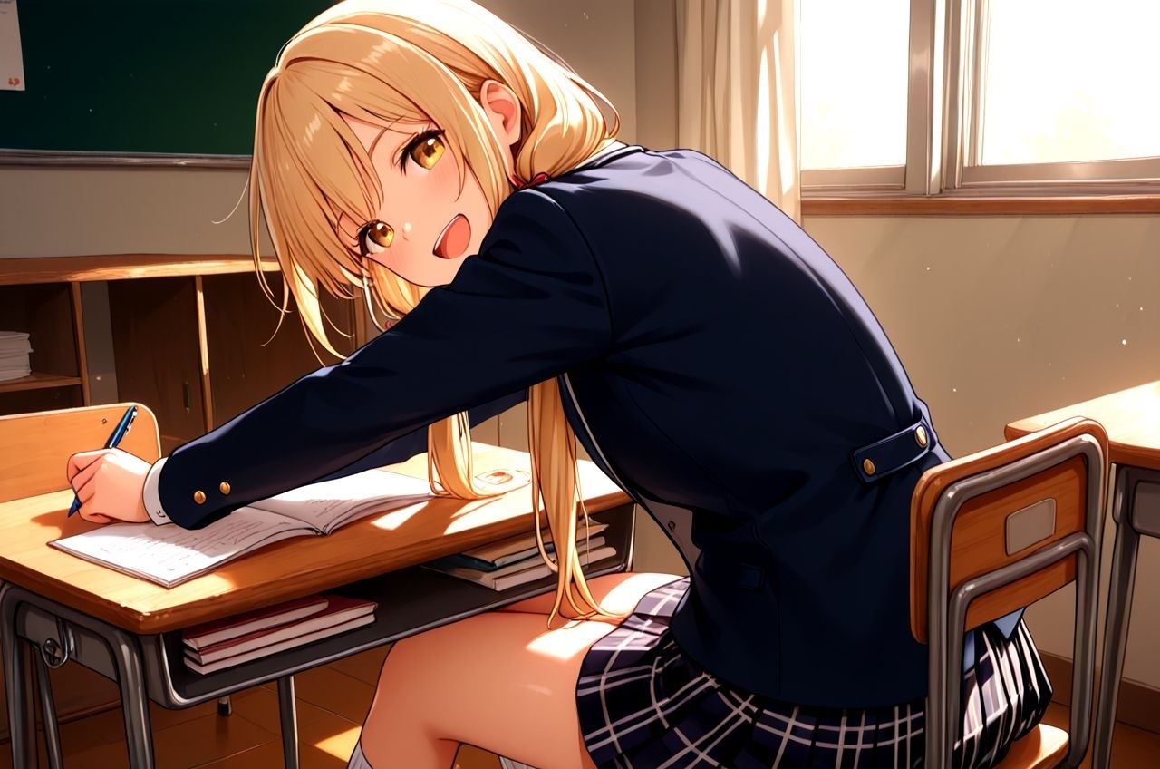 惚れられメイドのシャーリー デキ婚狙いのご主人様に今日も孕ませる勢いで中だしえっちされちゃうお話  学園えっち編 - サンプル画像 1