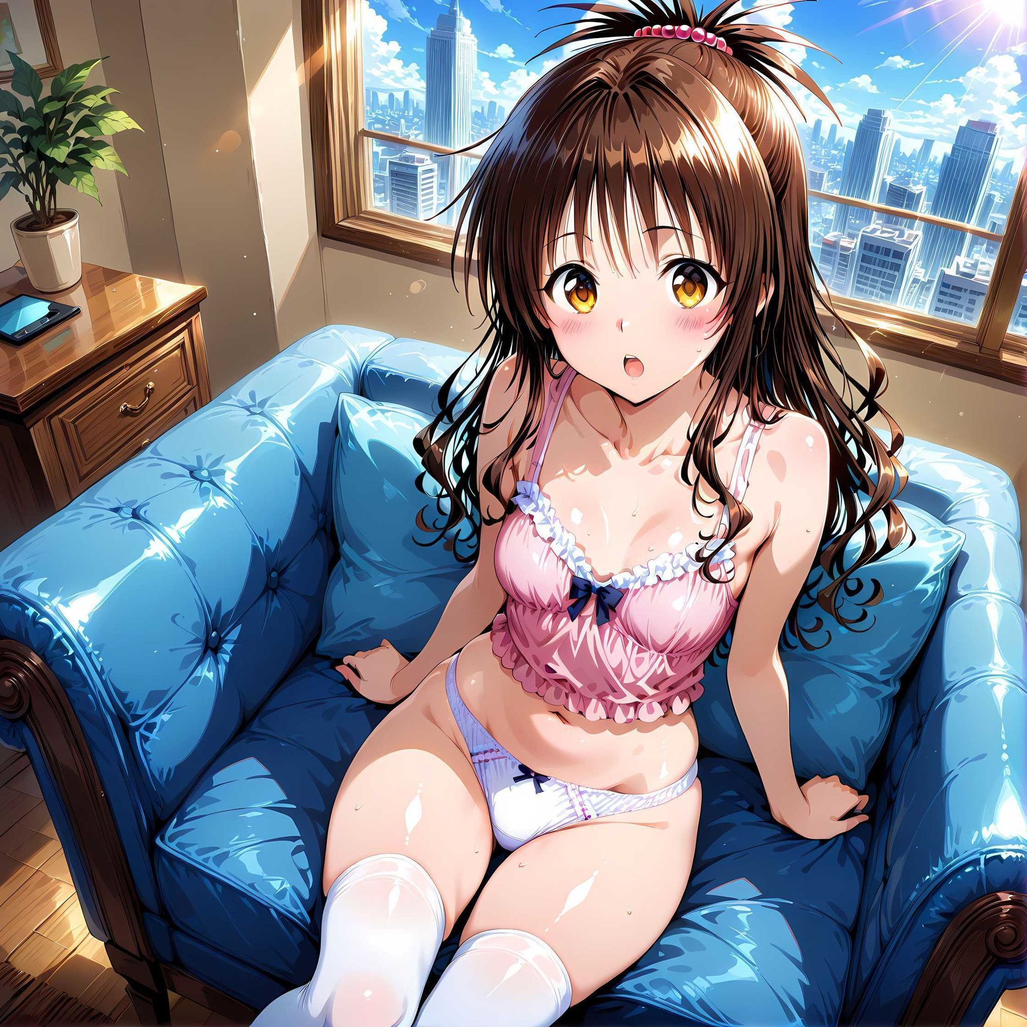 絶倫オジサンが美少女を食い荒らしまくって無責任膣内出し！ 結〇 美〇 編 - サンプル画像 1