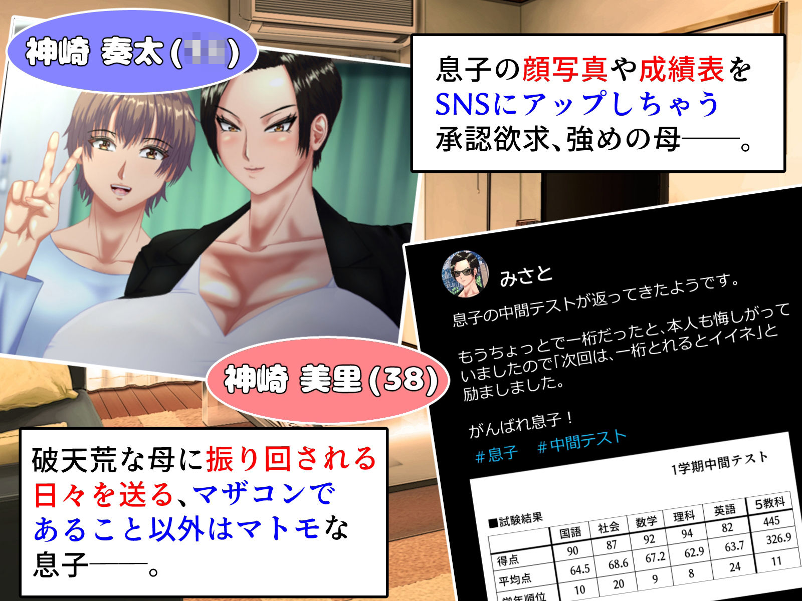 炎上したツイフェミ母がマザコン息子にわからせられ、性処理係を経て恋人になる話。 - サンプル画像 1