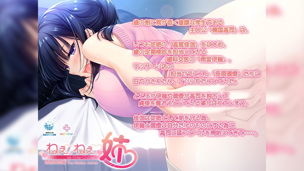 ねぇねぇ姉 高鷲佳伽編 The Motion Anime - サンプル画像 2