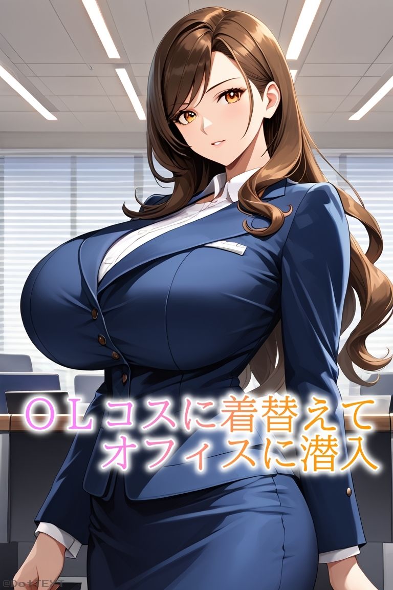 バストガーディアンズ 乳嵐レイナ オフィス潜乳編 - サンプル画像 1