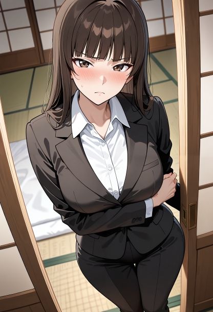 西住し○さんの弱みを握ってエッチするみたいなCG集 - サンプル画像 1