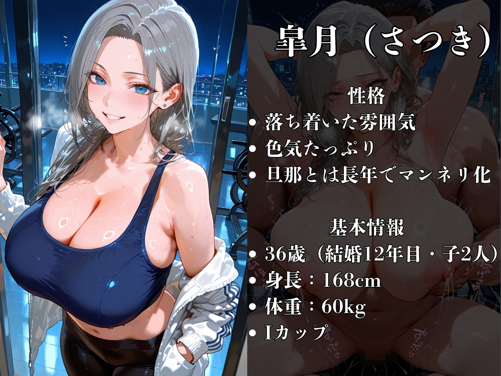 ジムに行ったら人妻とヤれた話 - サンプル画像 2