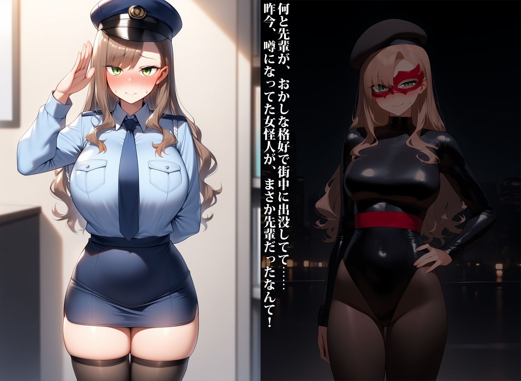 女性警官が変態スカトロ女怪人に悪堕ちするまでの全・極秘記録 - サンプル画像 1