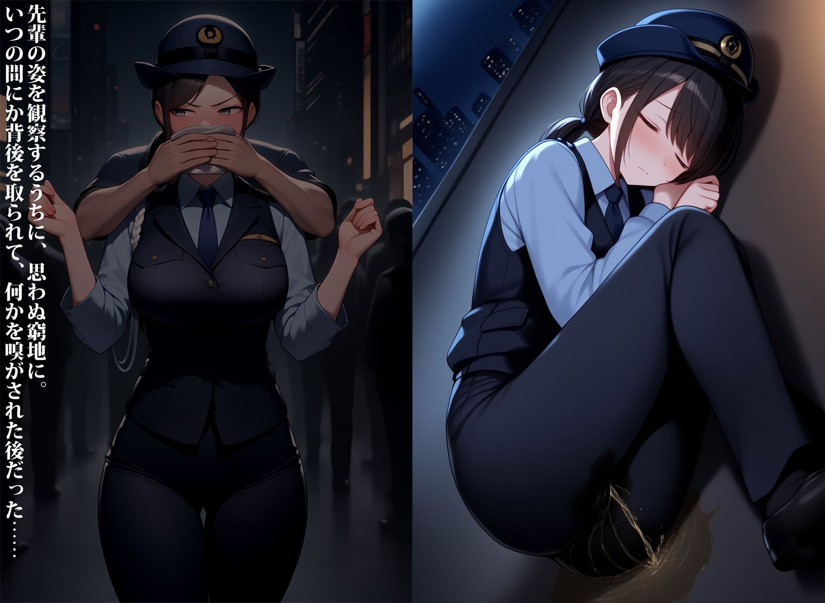 女性警官が変態スカトロ女怪人に悪堕ちするまでの全・極秘記録 - サンプル画像 2