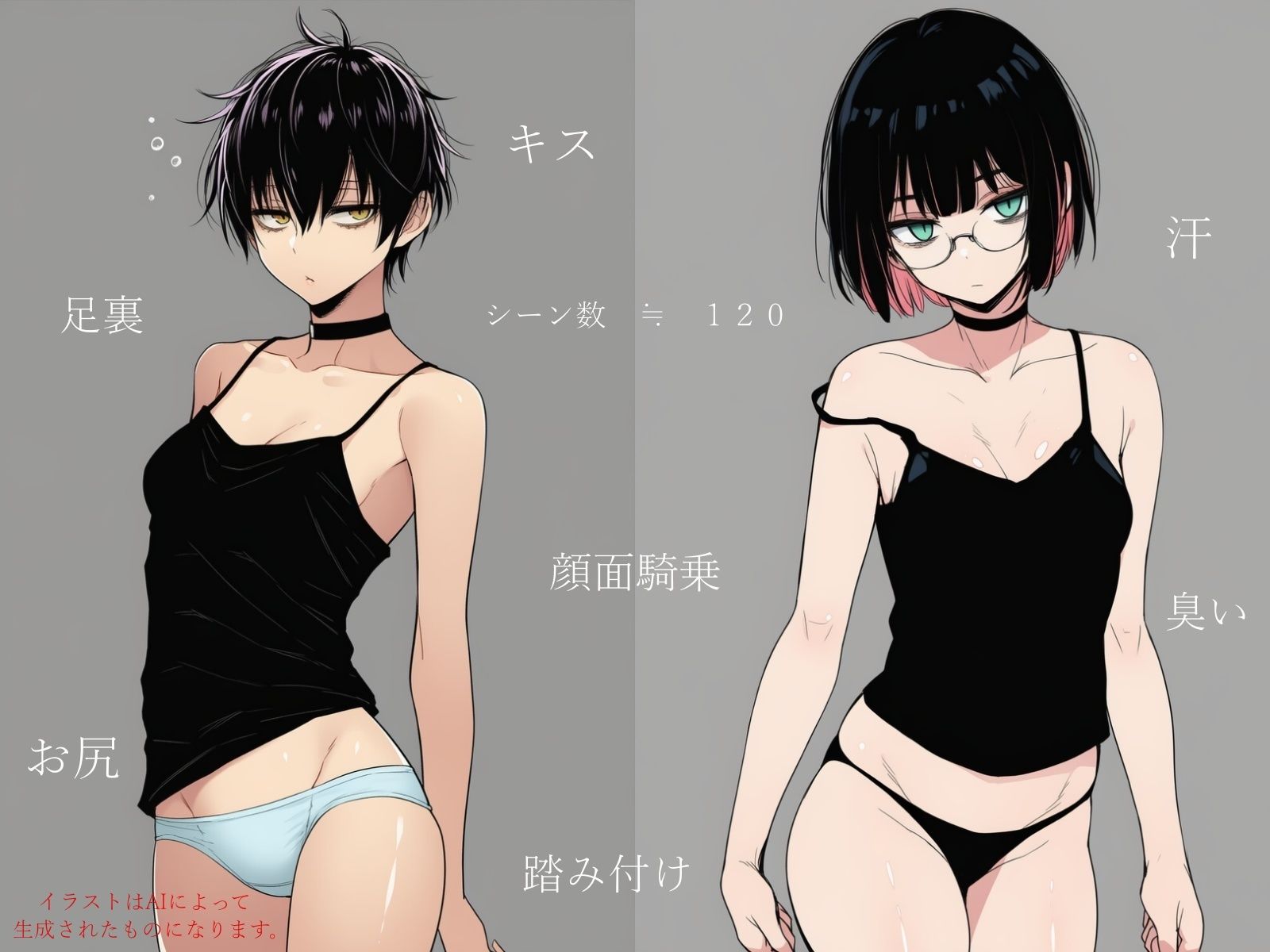 短髪黒髪のお姉さんに責められたい - サンプル画像 2