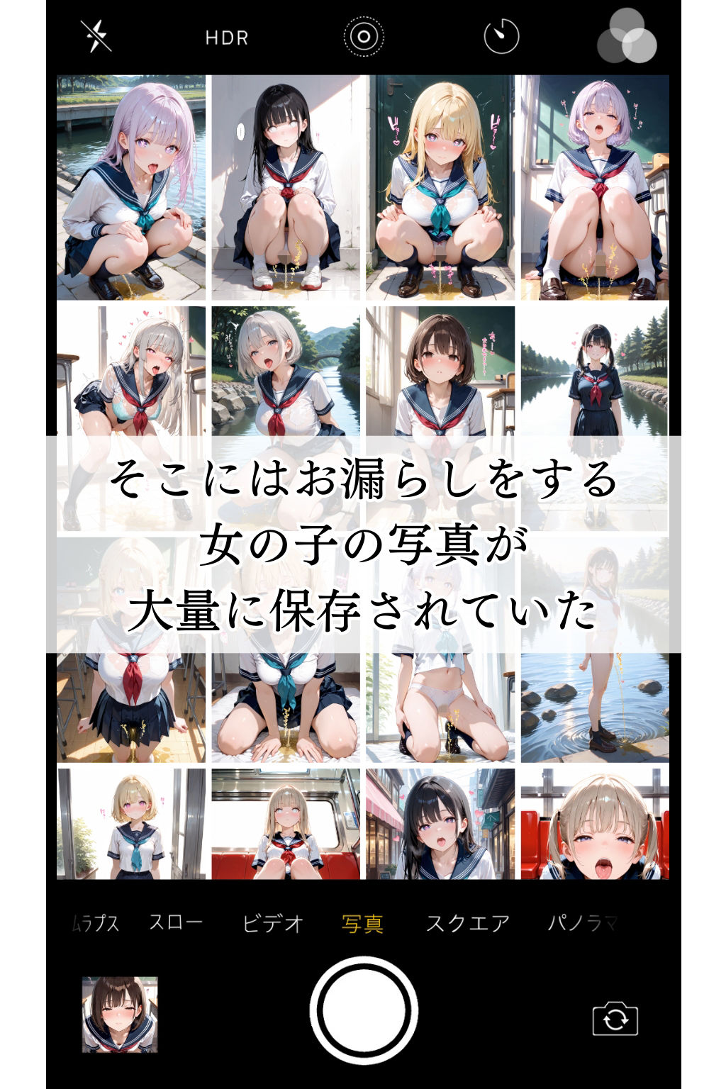 催●お漏らし記録 〜スマホに残された被害写真〜 - サンプル画像 2