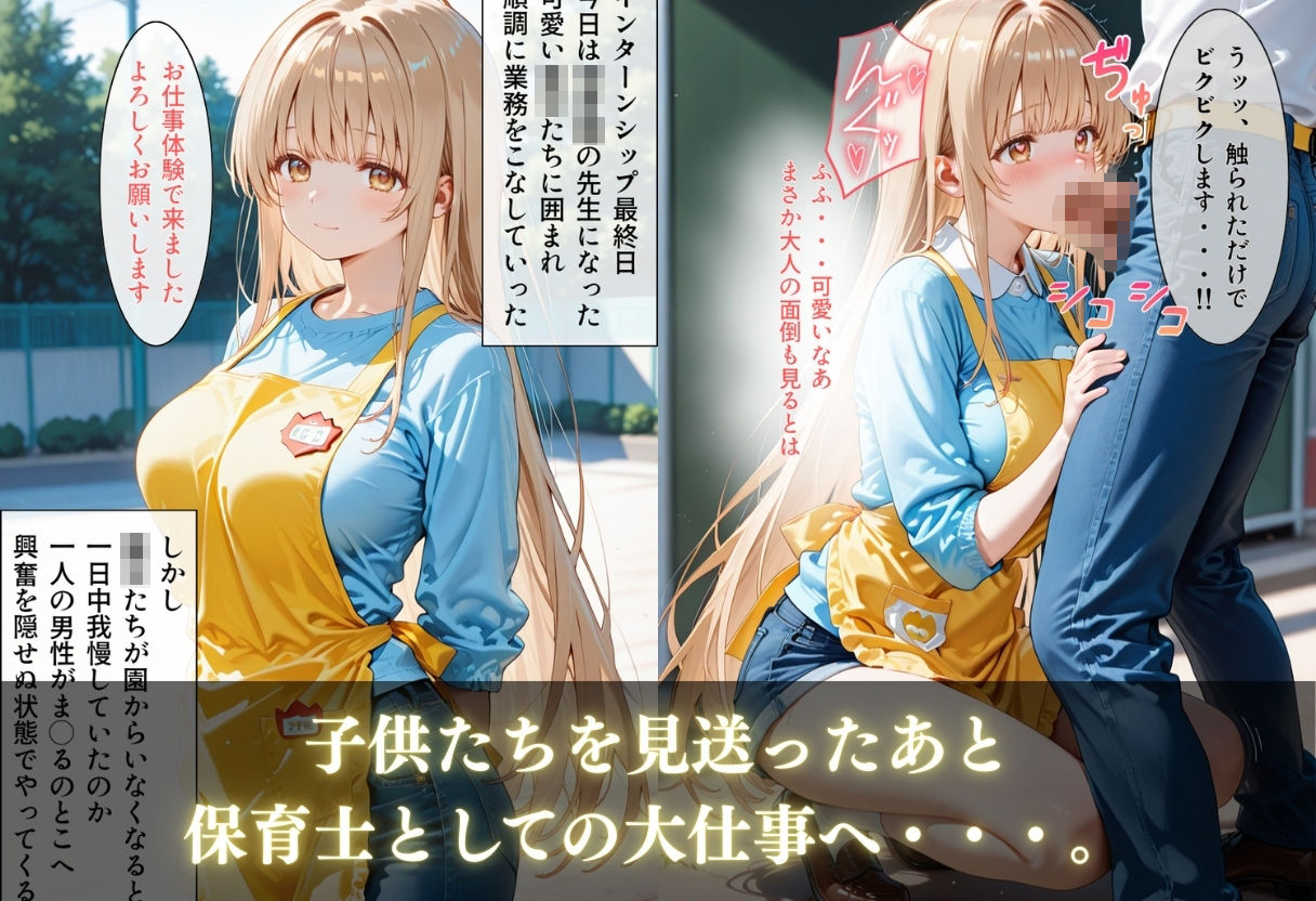 お仕事体験に来ただけなのに〜ま◯る編〜 - サンプル画像 5