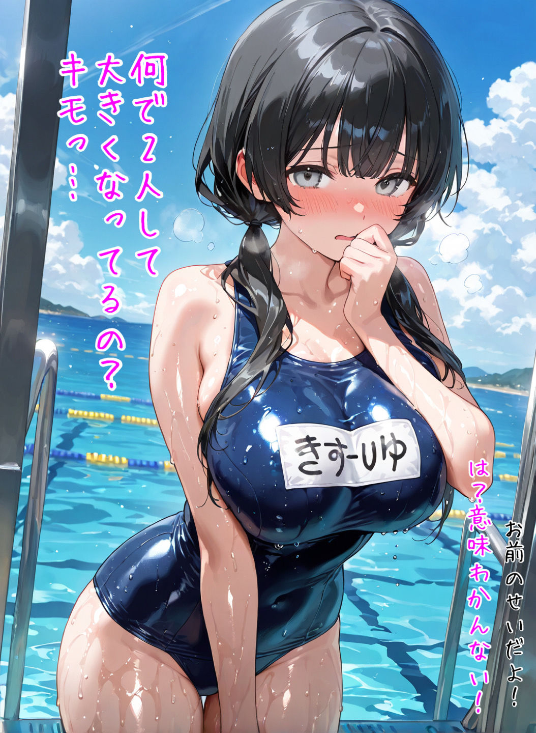 学校一発育のいい巨乳の女子が意外とチョロかった件。 in体育倉庫でヤリまくり編 - サンプル画像 1