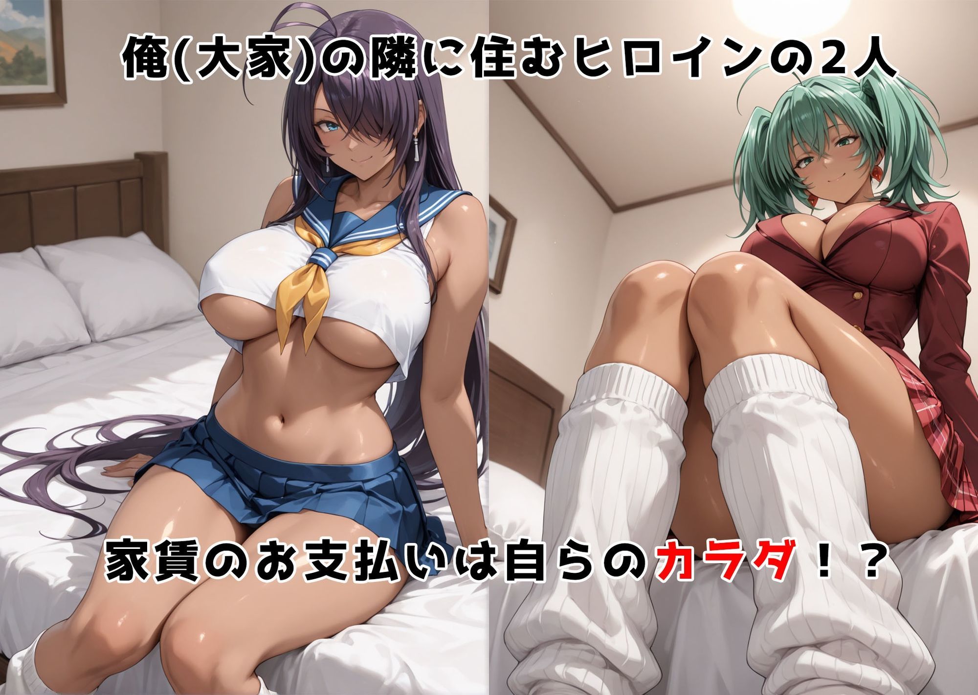 チン体奉仕契約〜大家への家賃は私達のカラダ〜  一騎当〇編 - サンプル画像 1