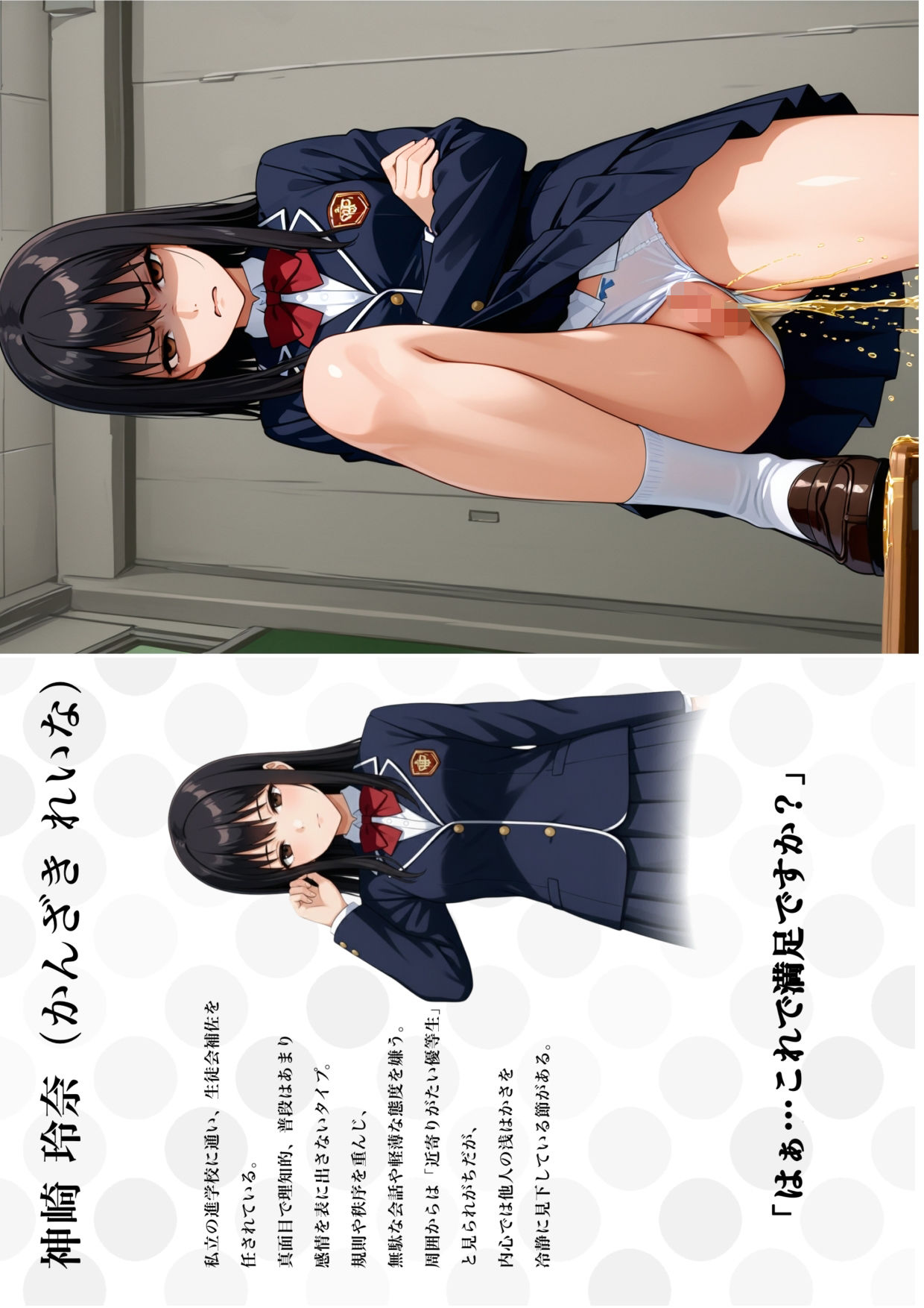 嫌な顔した女子におしっこ見せてもらいたい1 - サンプル画像 3