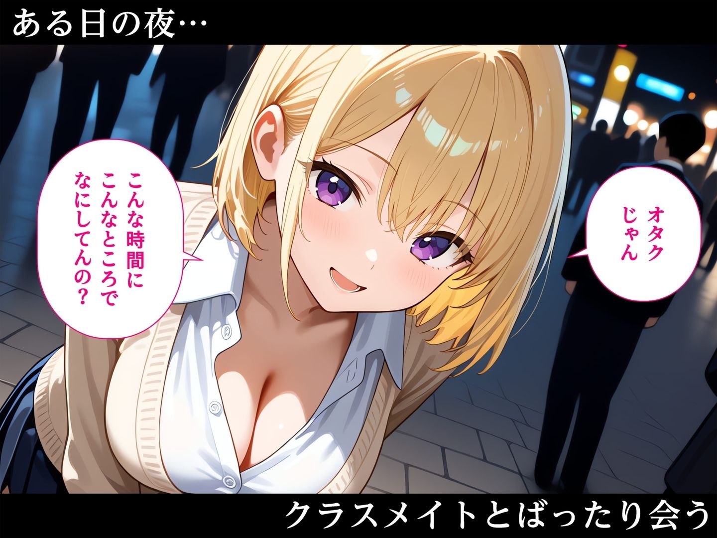 家出中の巨乳ギャル、陰キャチンポにイかされまくる - サンプル画像 1