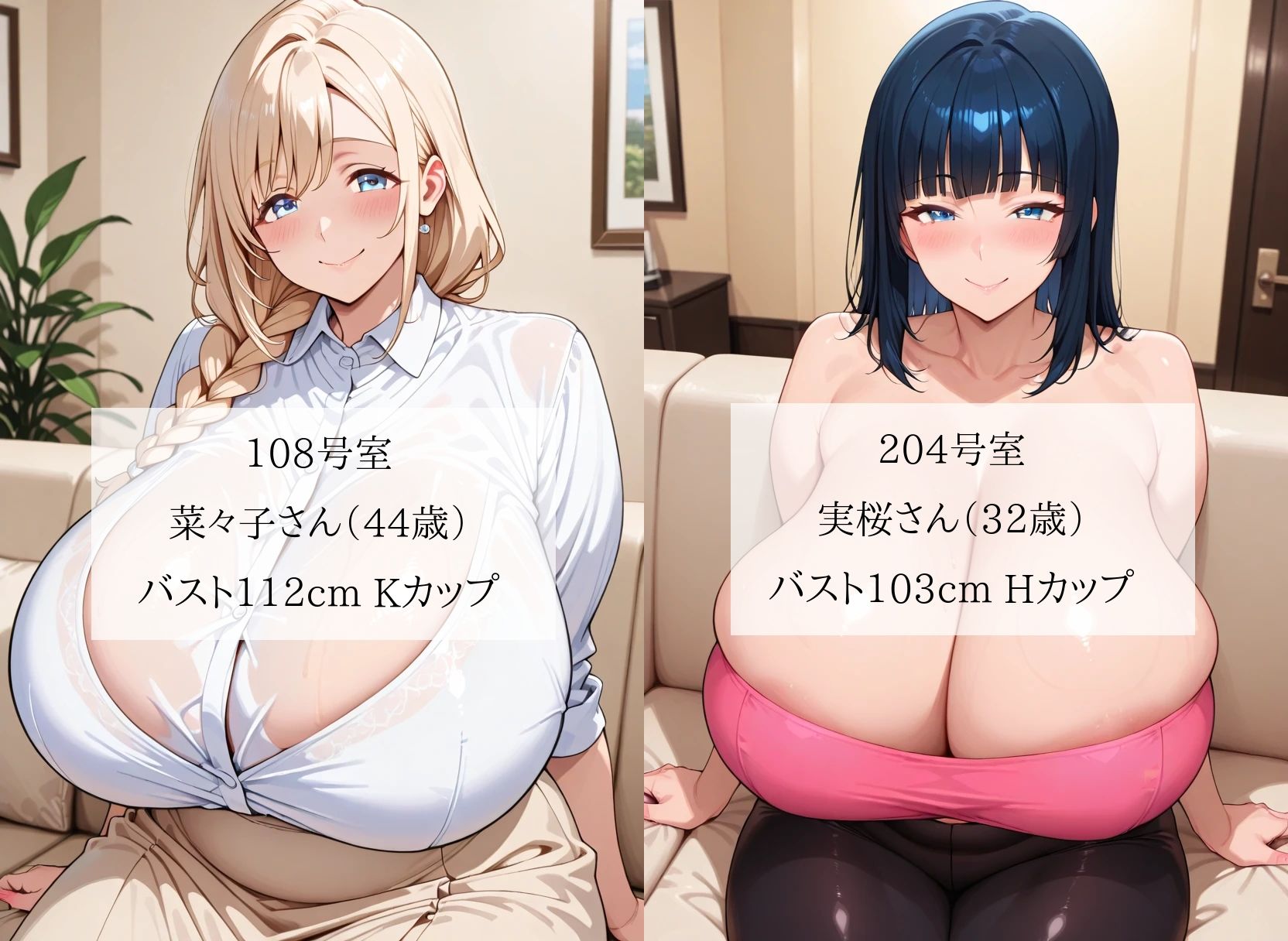 爆乳シンママ限定アパートの管理人になったボク…お仕事は「個人面談」という名の欲求不満熟女の性欲処理でした＜セリフ付CG集＞ - サンプル画像 3