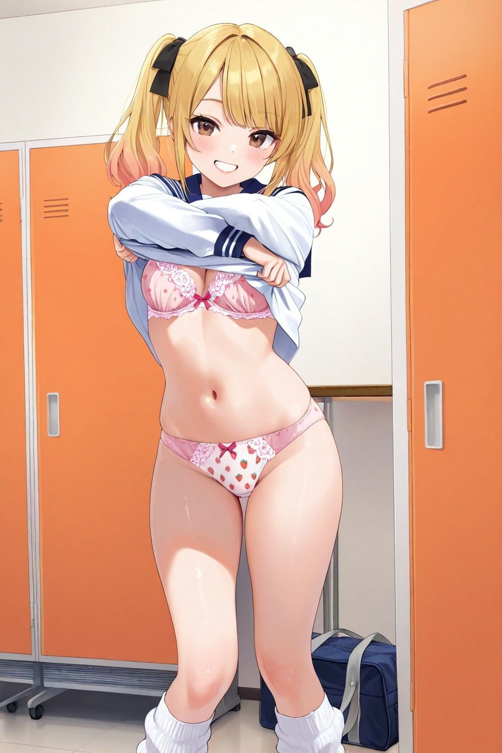 潜入女子更衣室  JK生着替え中 Vol.4 - サンプル画像 2