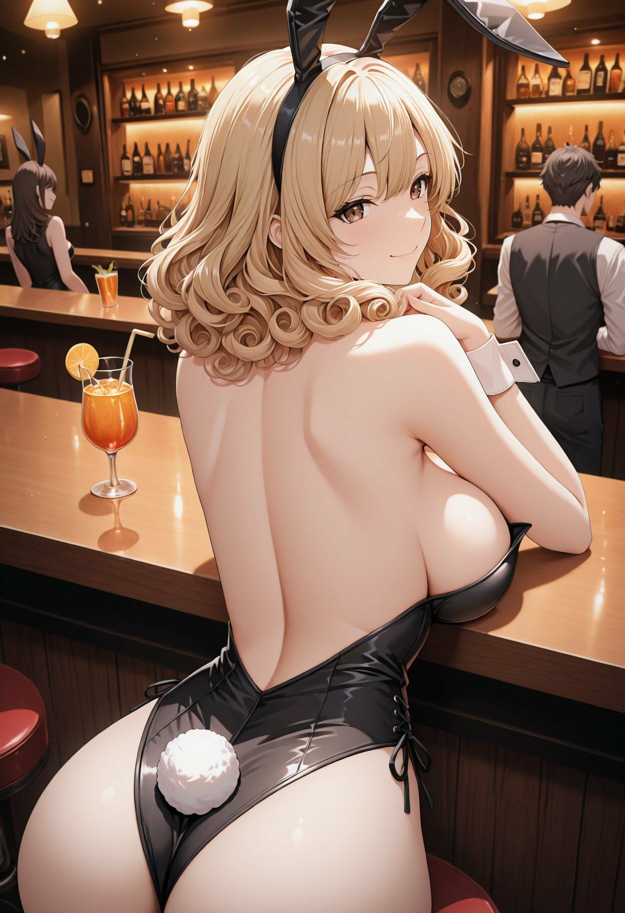 新人バニーガールはサービス精神が豊富  神寺 海々（しんじ みみ） - サンプル画像 1