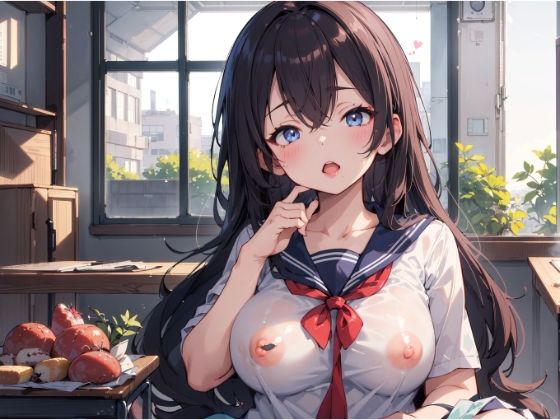 爆乳JKと夢の学校生活！！ - サンプル画像 3