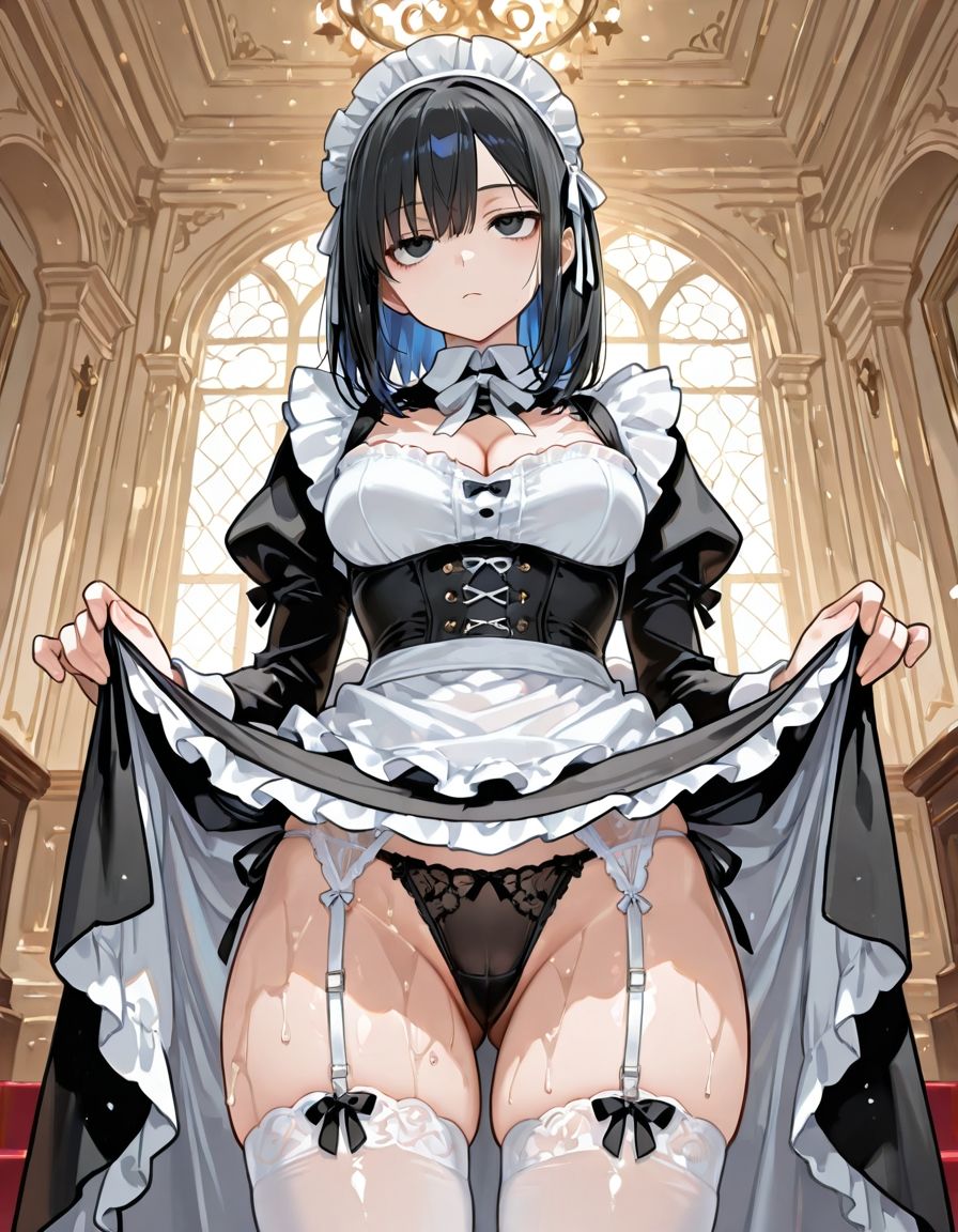無表情メイドに搾り取られる - サンプル画像 1