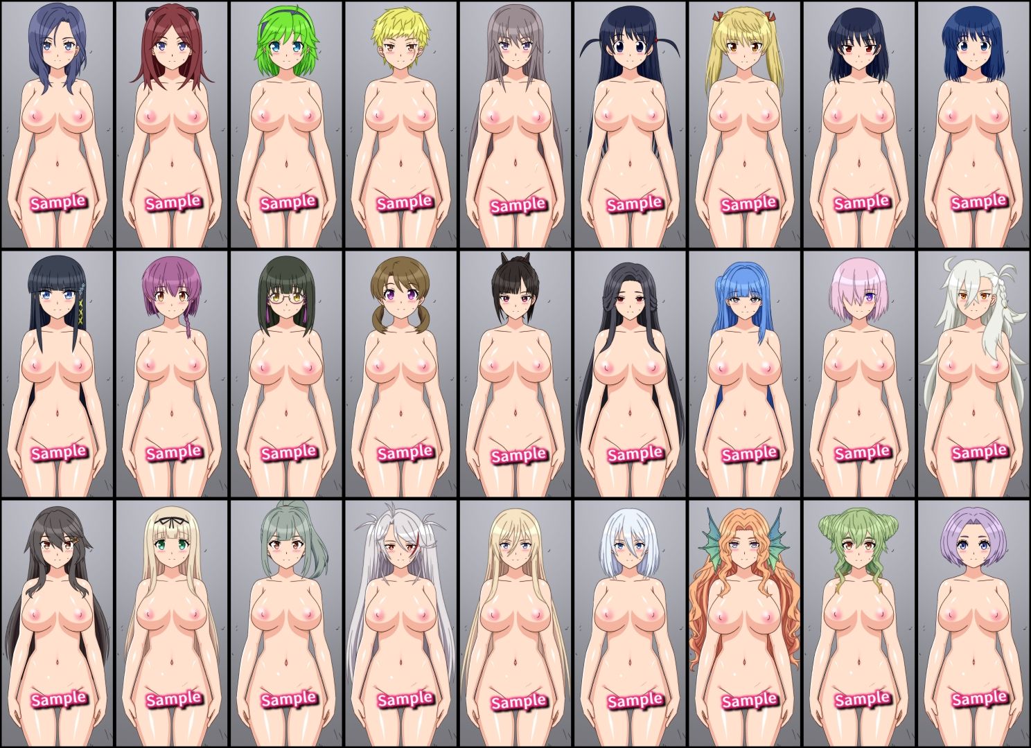 27人のパイパンヌードの女の子を「みつめえっち」したい人向けのCG集2026-DREI- - サンプル画像 3