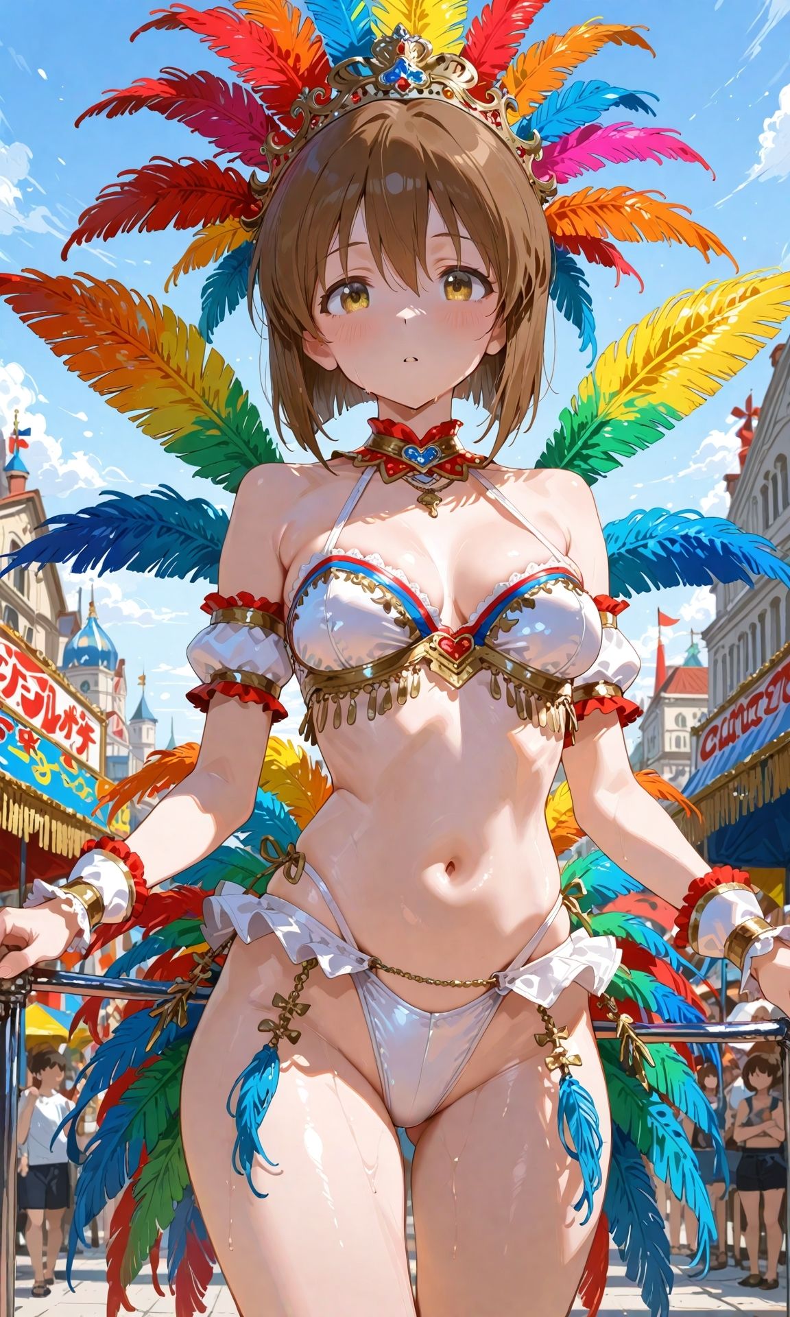 ア○マス・カーニバル！踊る情熱的なアイドルたちのエッチなグラビア撮影（89枚） - サンプル画像 2