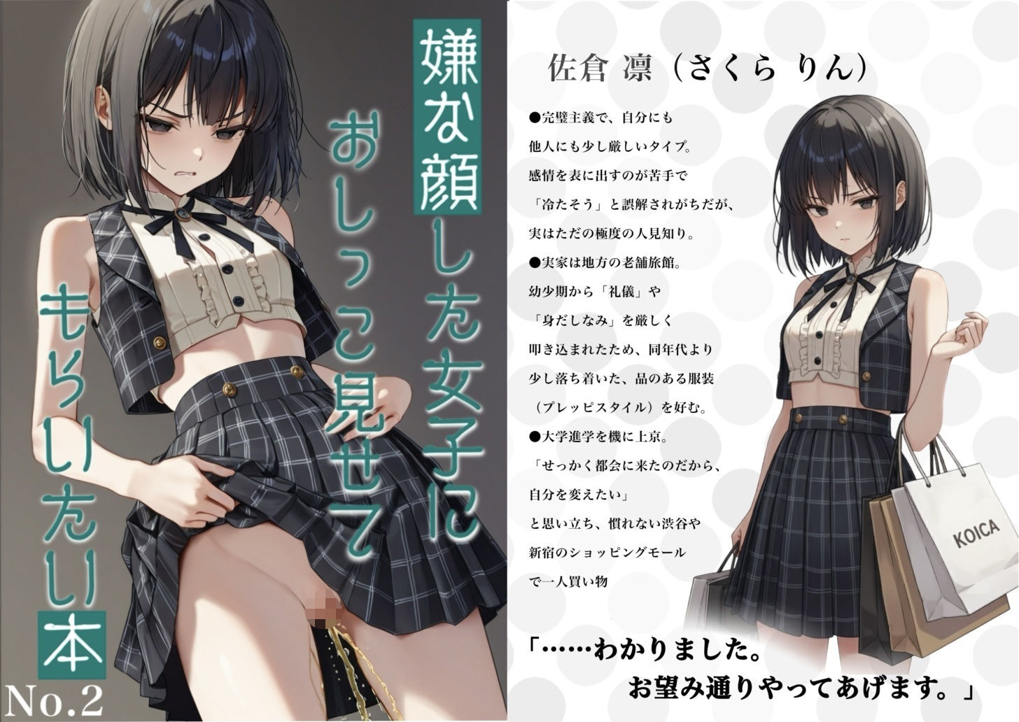 嫌な顔した女子におしっこ見せてもらいたい2 - サンプル画像 2