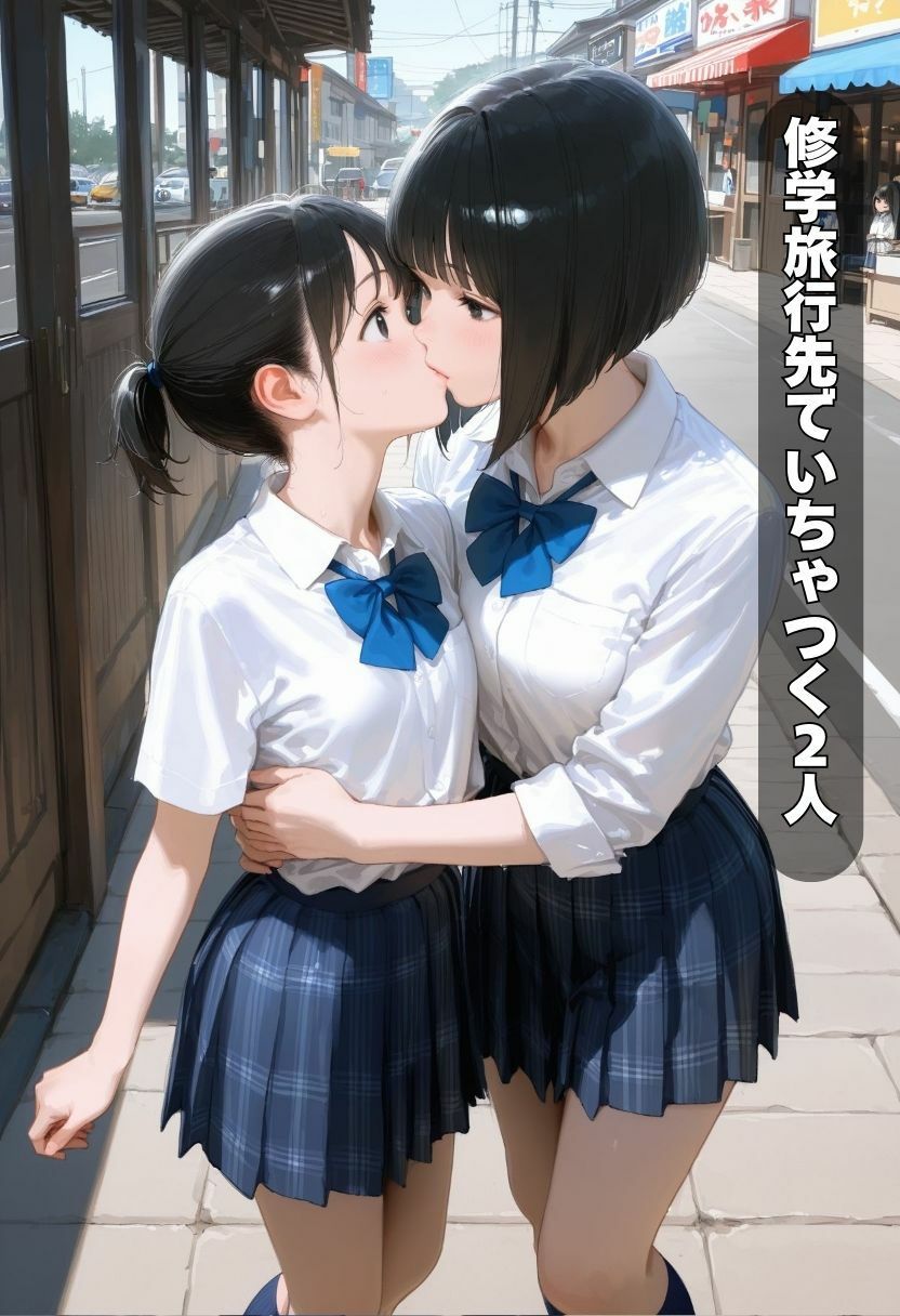 女子校生〜修学旅行、旅館部屋でエッチしてたらキモイ教師にバレて説教指導される〜 - サンプル画像 2