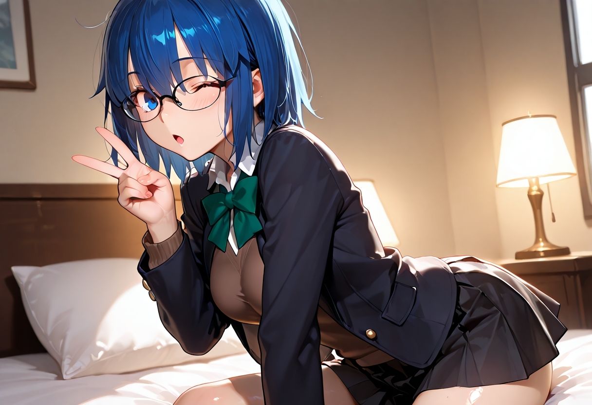 【中出し】シ◯ル先輩とセックス - サンプル画像 1