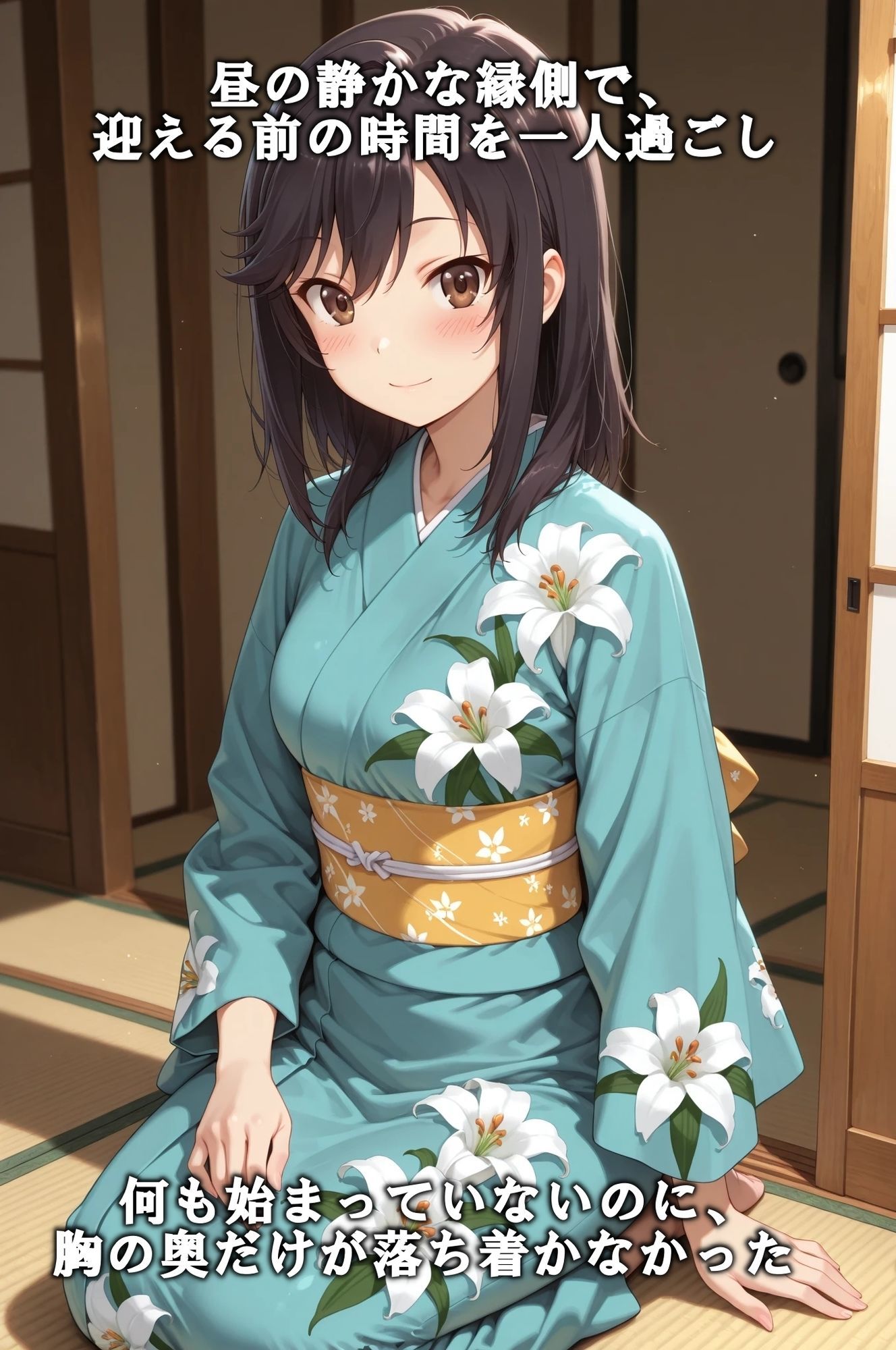 AIイラストCG集123おもてなし亭 Vol.2 蛍小町（イラスト集） - サンプル画像 1