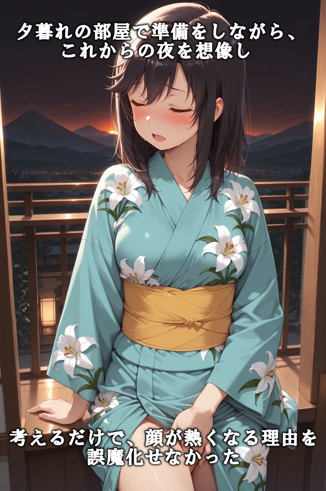 AIイラストCG集123おもてなし亭 Vol.2 蛍小町（イラスト集） - サンプル画像 4