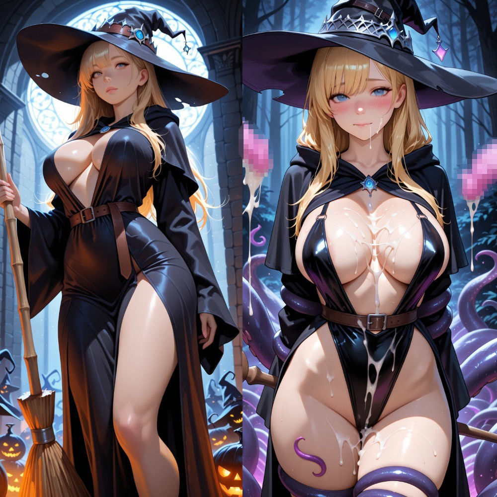 魔女ちゃんの失敗 - サンプル画像 1