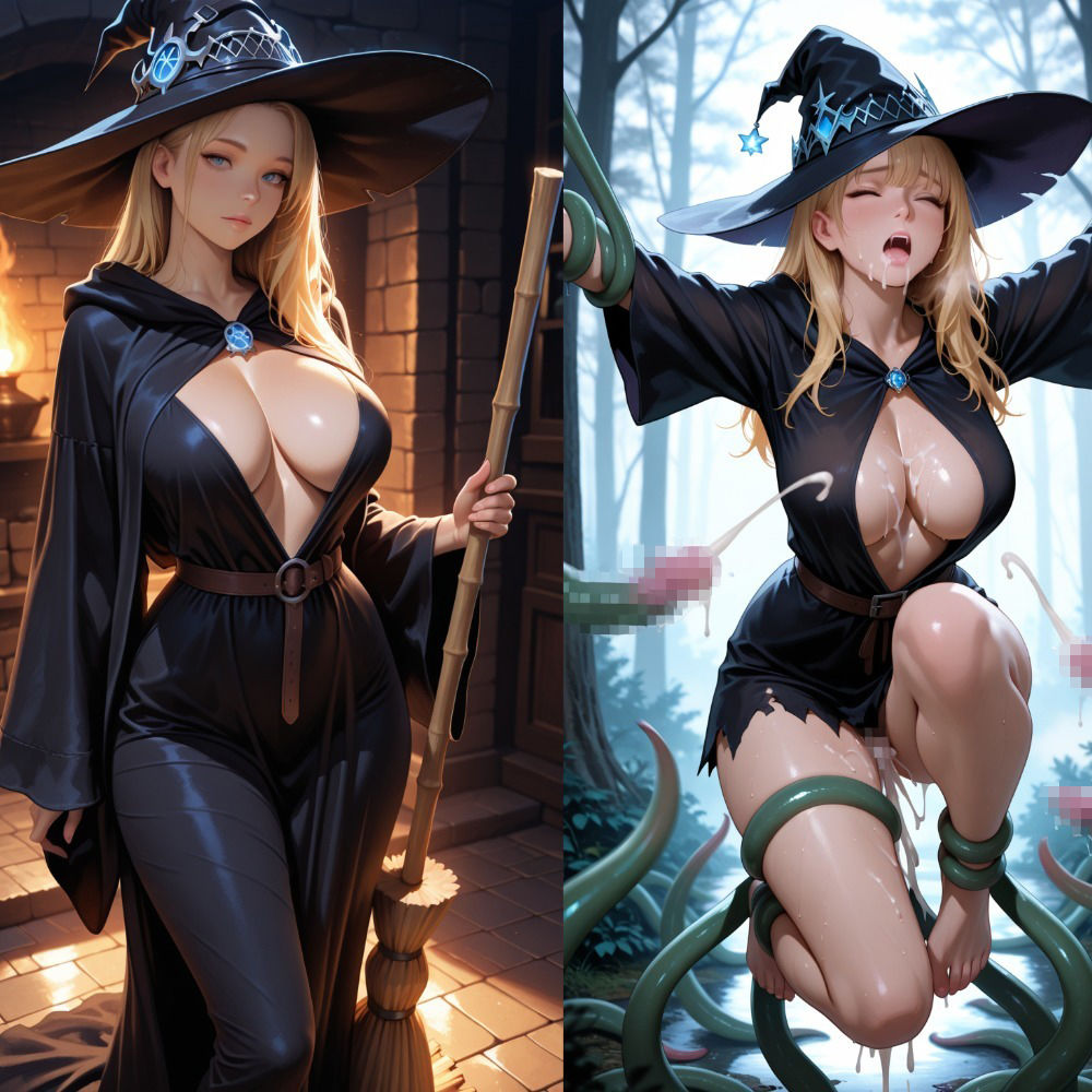 魔女ちゃんの失敗 - サンプル画像 2