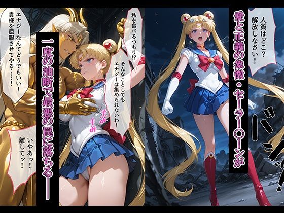 悪魔に敗北〜快楽堕ちさせられた月の戦士編〜 - サンプル画像 1